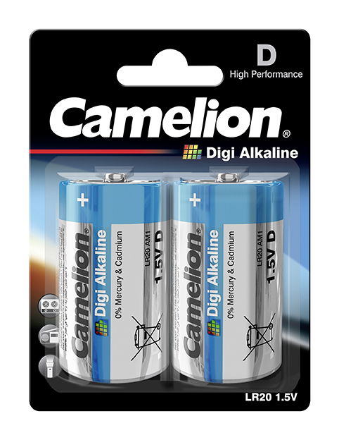 LR20 / D / Mono - 1.5 V - Presentación en blister con 2 pilas