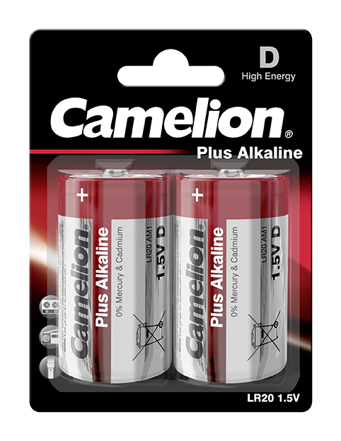 ALCALINA LR20 / D / Mono - 1.5 V - Presentación en blister con 2 pilas