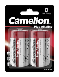 [110 00220] LR20 / D / Mono - 1.5 V - Presentación en blister con 2 pilas